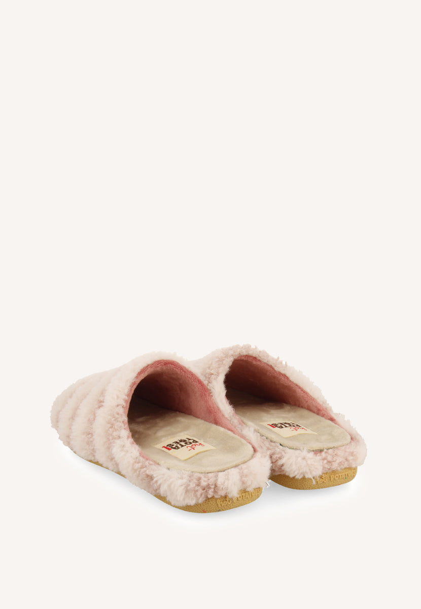 ZAPATILLAS DE CASA RAYAS PELO SKARUP
