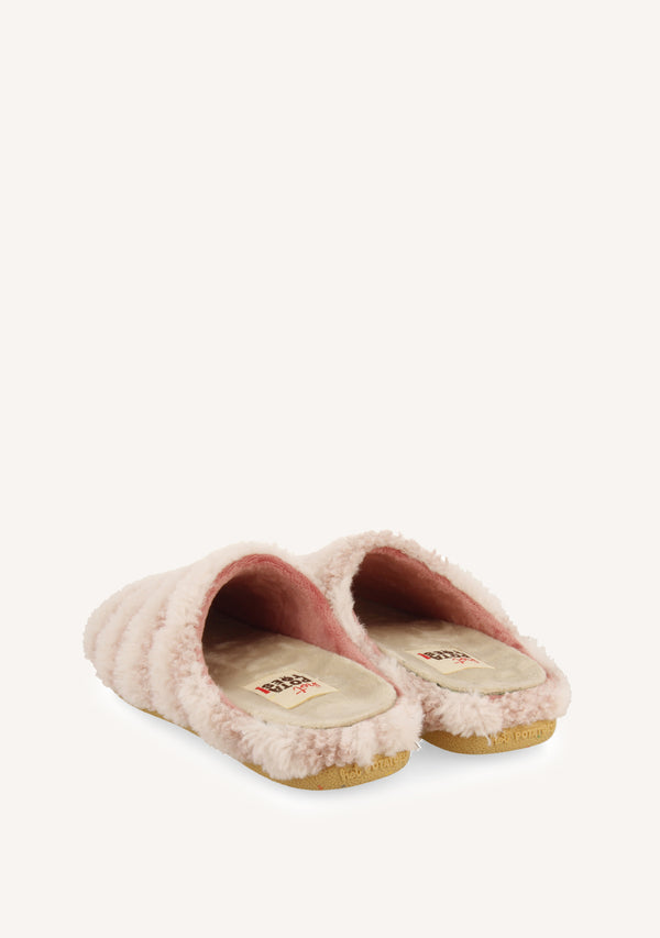 ZAPATILLAS DE CASA RAYAS PELO SKARUP