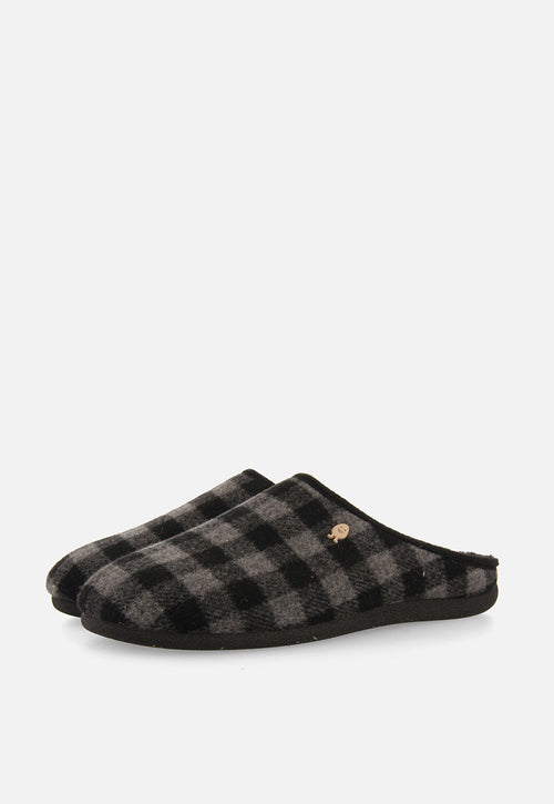 ZAPATILLAS DE CASA ESTAMPADO CUADROS SAVANNAH