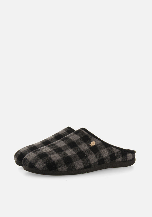 ZAPATILLAS DE CASA ESTAMPADO CUADROS SAVANNAH