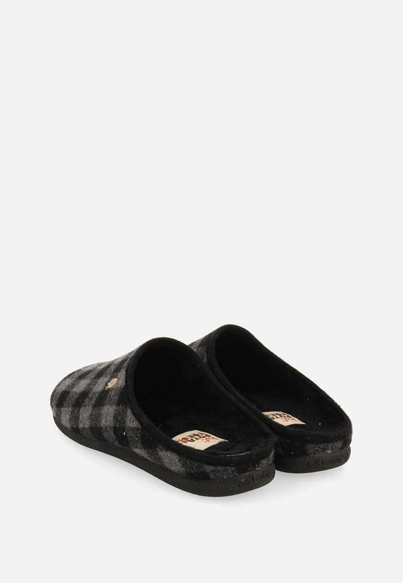 ZAPATILLAS DE CASA ESTAMPADO CUADROS SAVANNAH