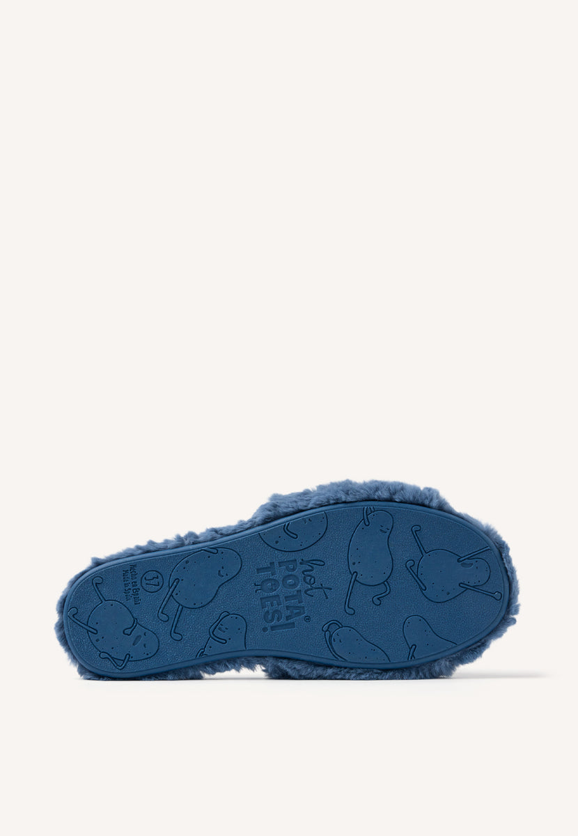ZAPATILLAS DE CASA TIPO PALAS PELO HOLT