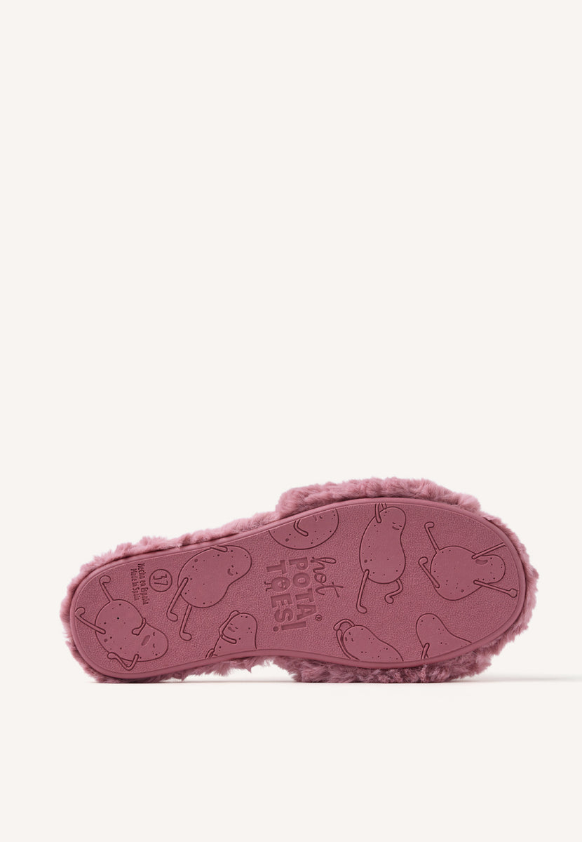 ZAPATILLAS DE CASA TIPO PALAS PELO HOLT