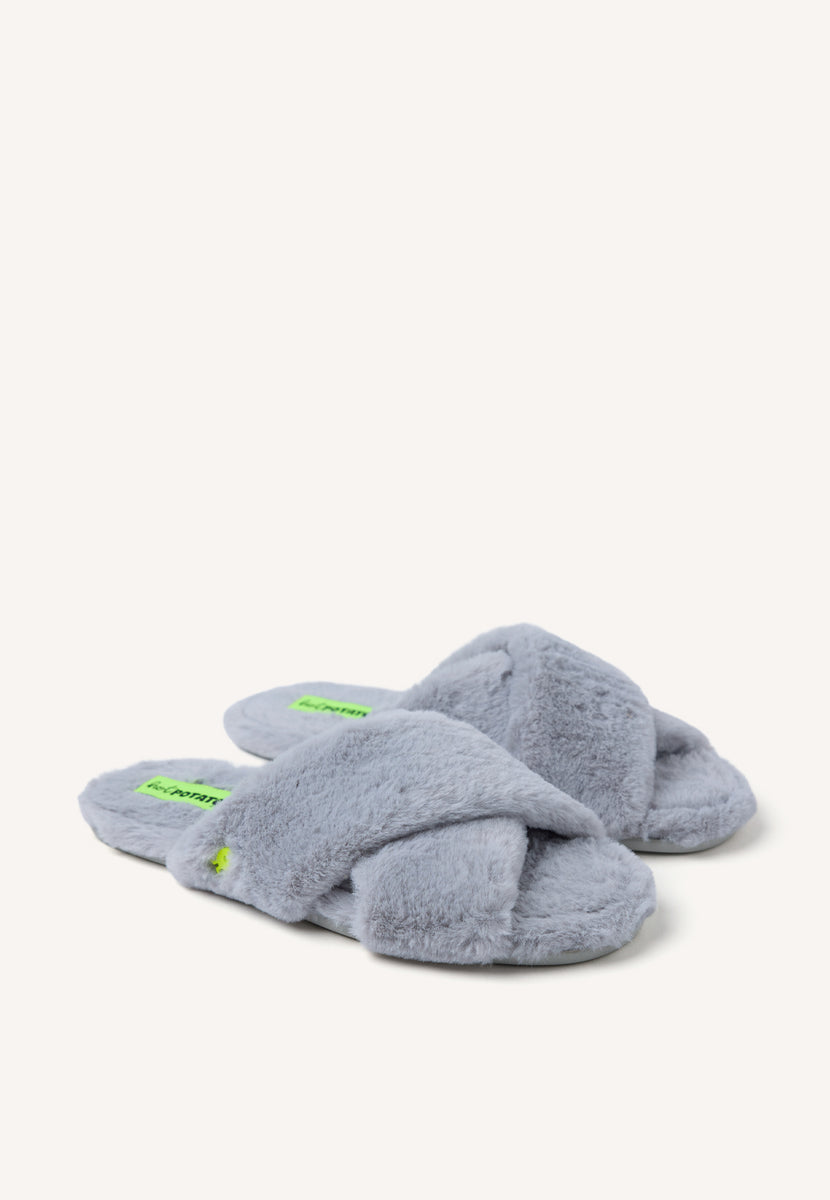 ZAPATILLAS DE CASA TIPO PALAS PELO MATTAWAN