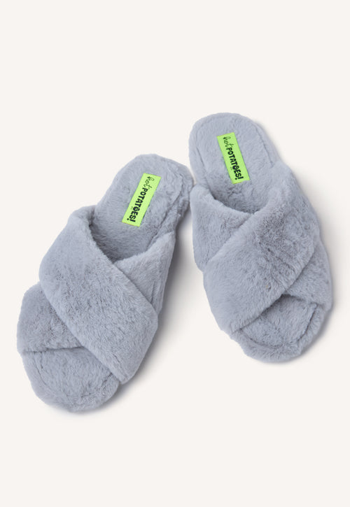ZAPATILLAS DE CASA TIPO PALAS PELO MATTAWAN