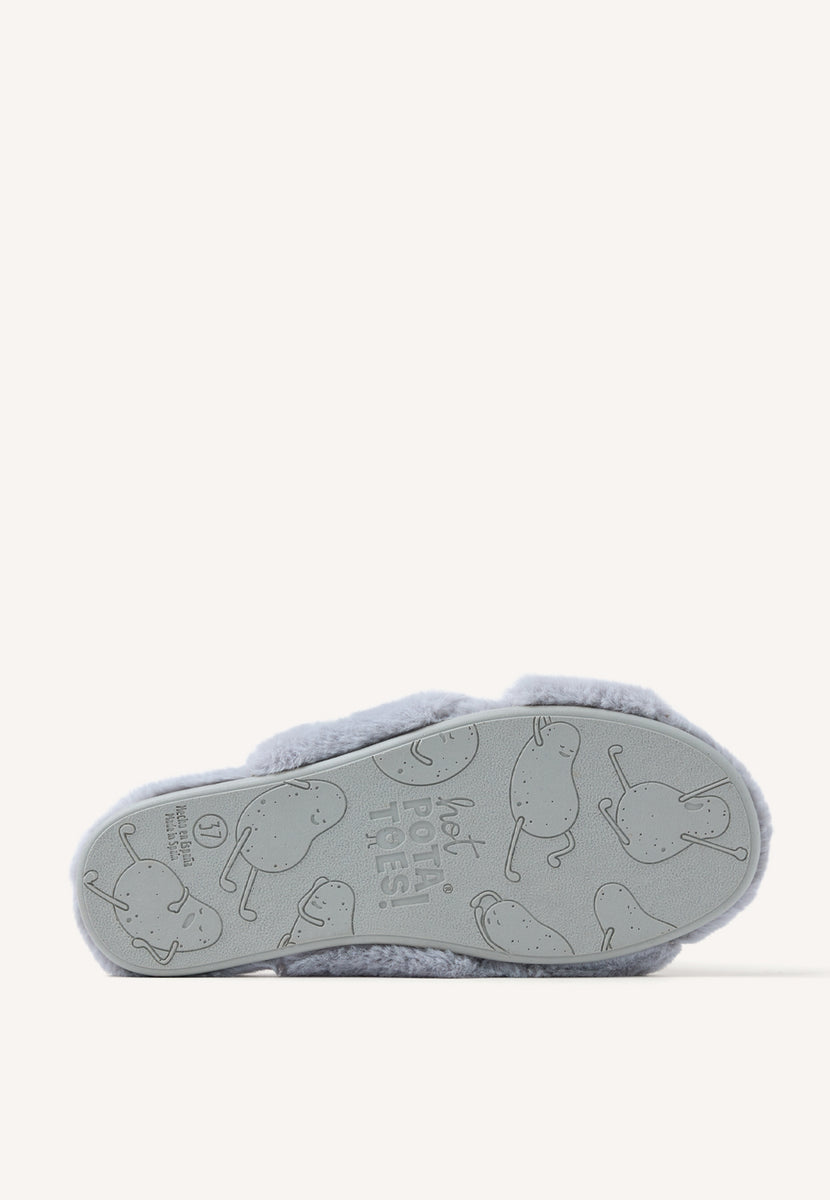 ZAPATILLAS DE CASA TIPO PALAS PELO MATTAWAN