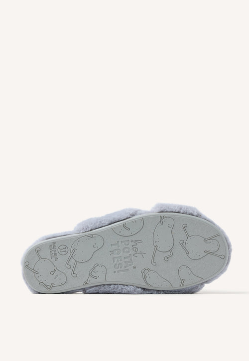 ZAPATILLAS DE CASA TIPO PALAS PELO MATTAWAN