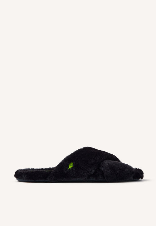 ZAPATILLAS DE CASA TIPO PALAS PELO MATTAWAN