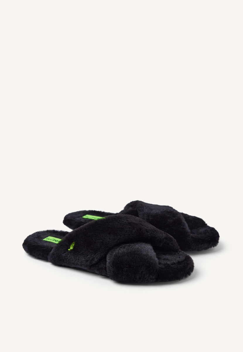 ZAPATILLAS DE CASA TIPO PALAS PELO MATTAWAN