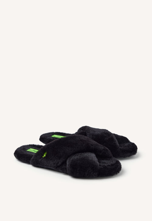 ZAPATILLAS DE CASA TIPO PALAS PELO MATTAWAN