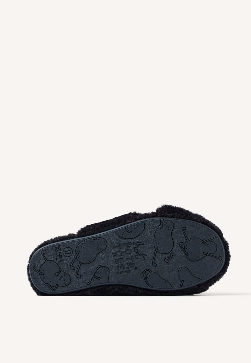 ZAPATILLAS DE CASA TIPO PALAS PELO MATTAWAN