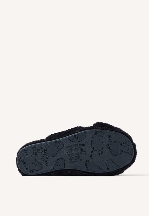 ZAPATILLAS DE CASA TIPO PALAS PELO MATTAWAN