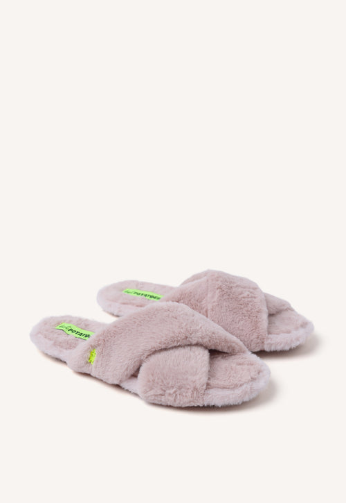 ZAPATILLAS DE CASA TIPO PALAS PELO MATTAWAN