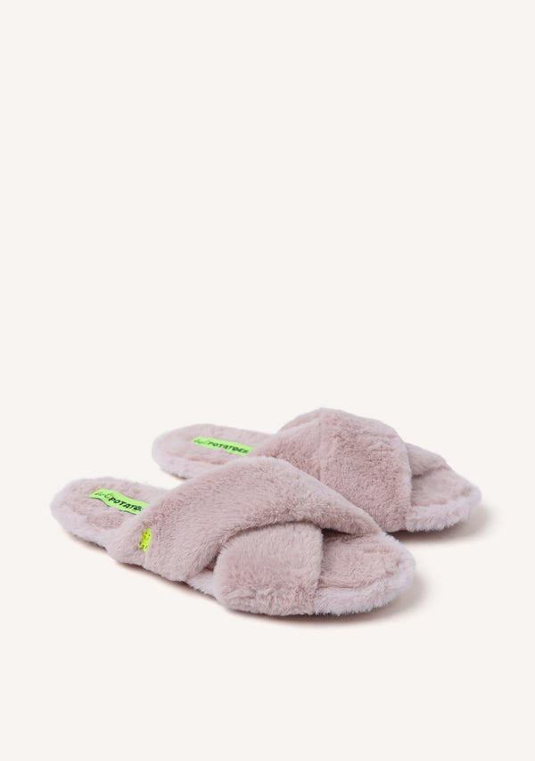 ZAPATILLAS DE CASA TIPO PALAS PELO MATTAWAN