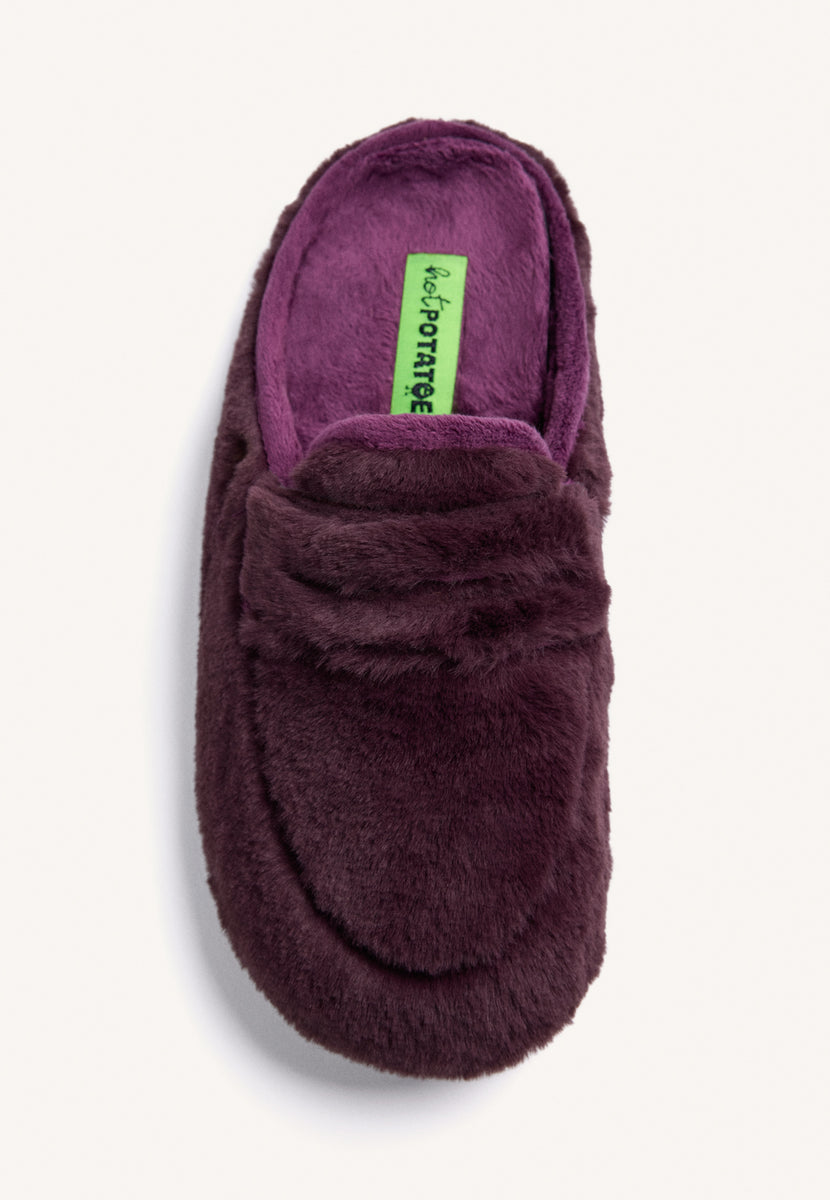 ZAPATILLAS DE CASA TIPO MOCASINES PELO HARRIETTA