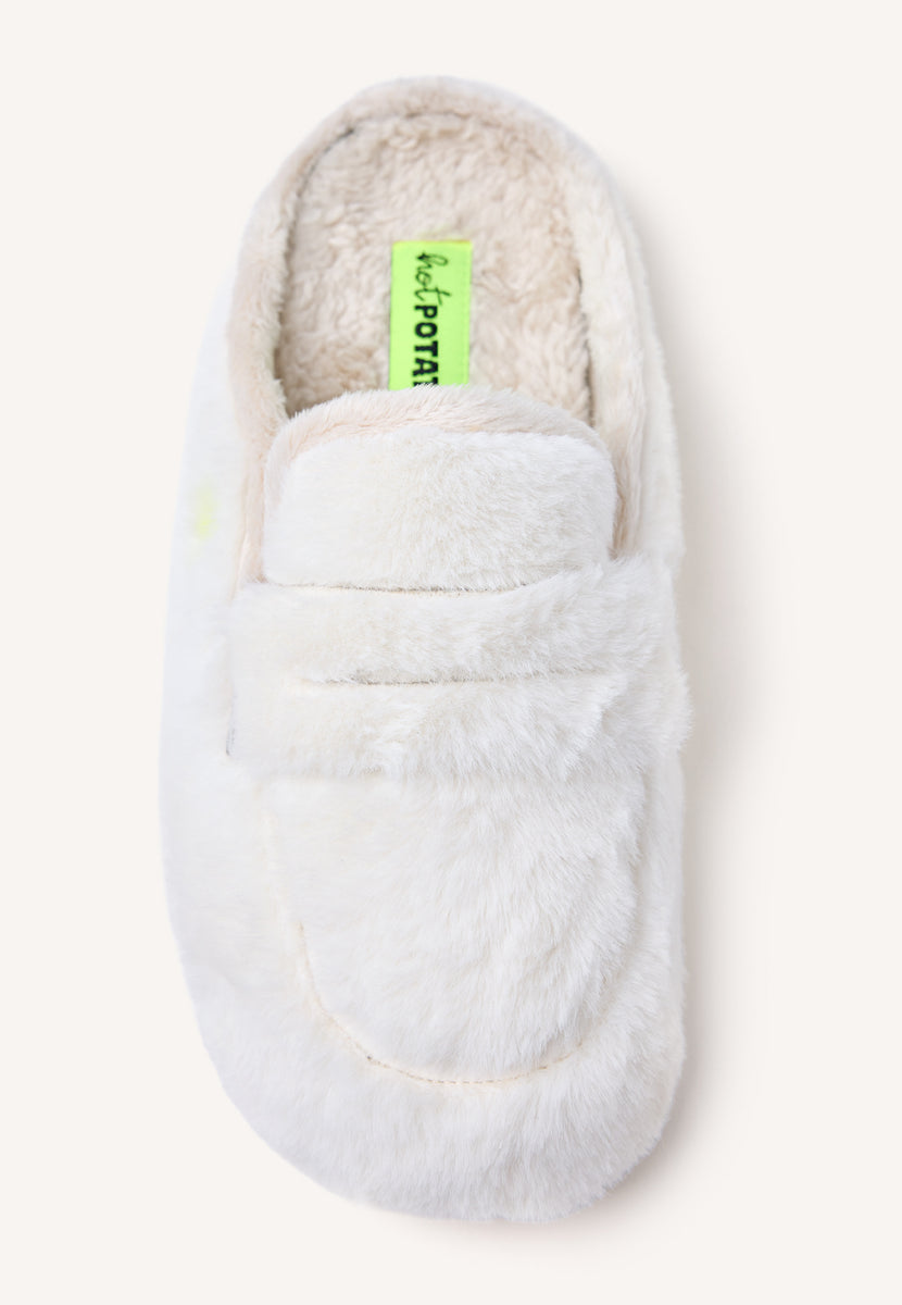 ZAPATILLAS DE CASA TIPO MOCASINES PELO HARRIETA
