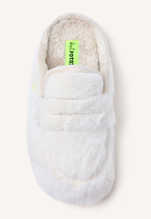 ZAPATILLAS DE CASA TIPO MOCASINES PELO HARRIETA