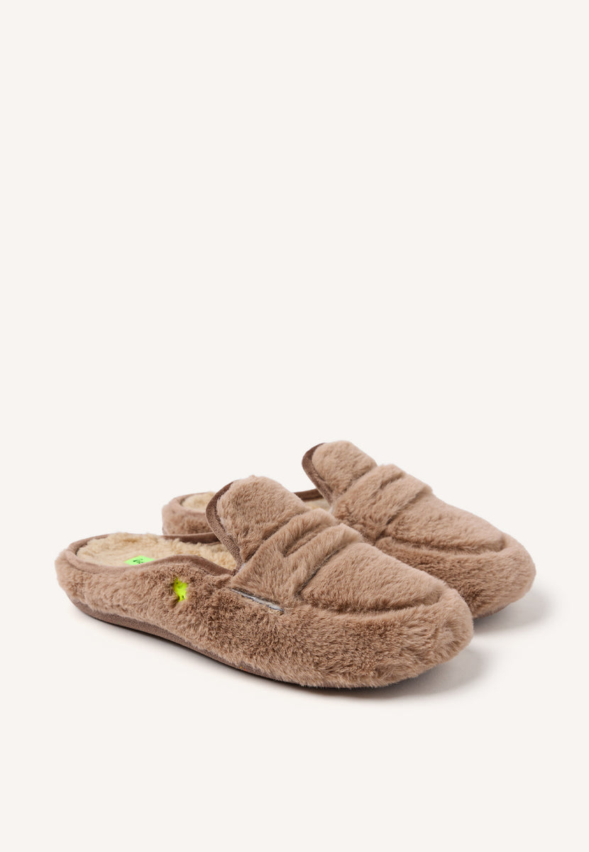 ZAPATILLAS DE CASA TIPO MOCASINES PELO HARRIETA