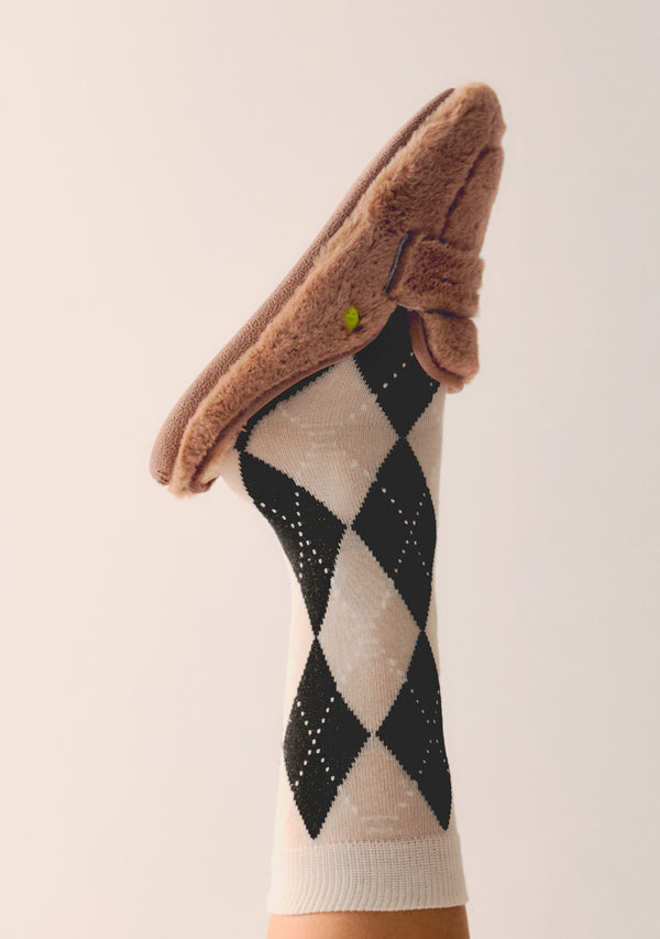 ZAPATILLAS DE CASA TIPO MOCASINES PELO HARRIETA