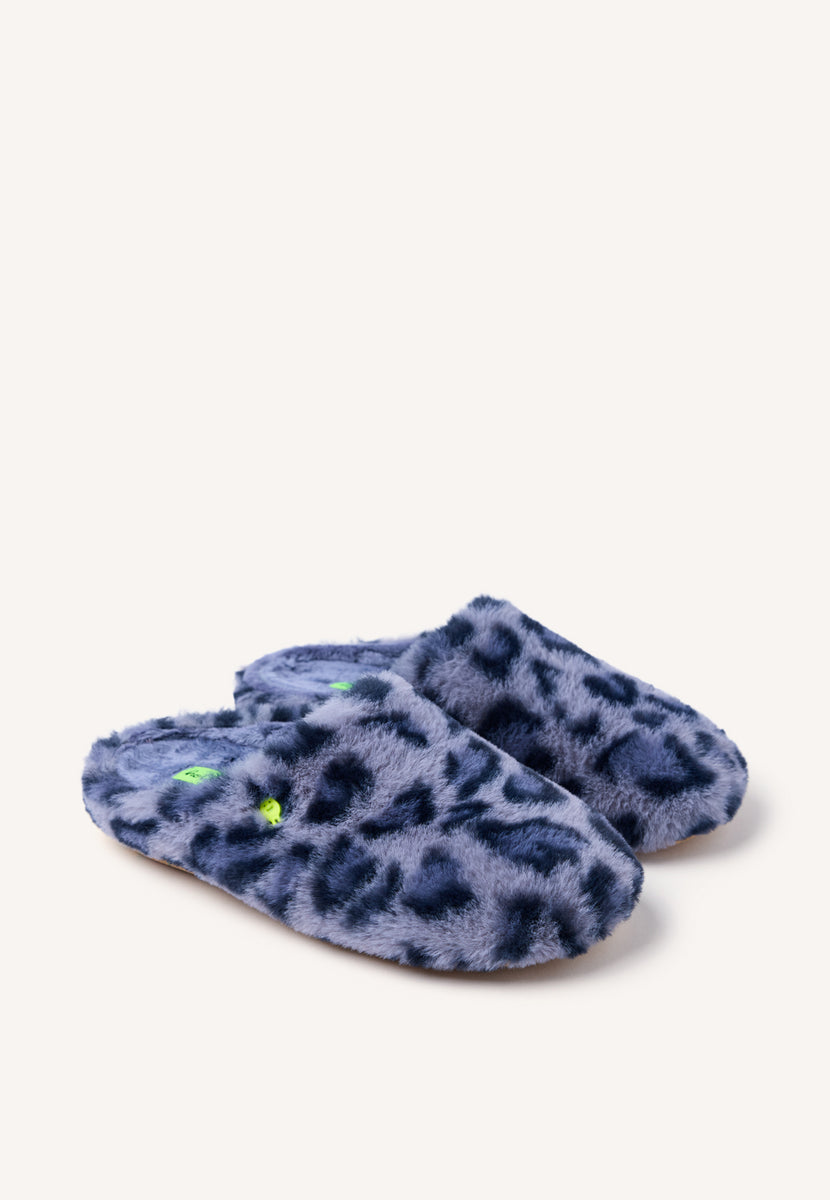 ZAPATILLAS DE CASA PELO LEOPARDO AUDUBON