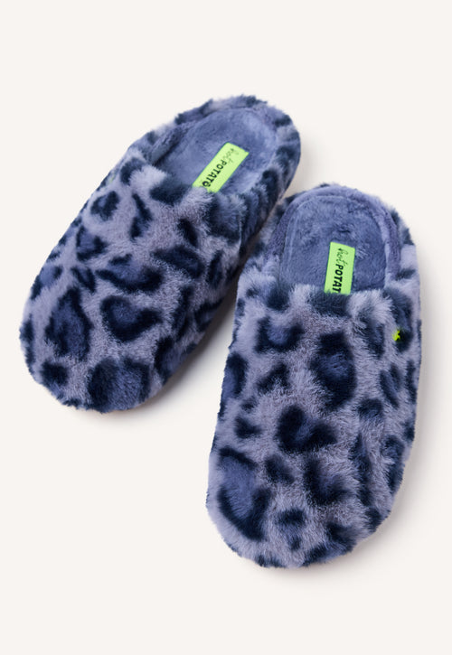 ZAPATILLAS DE CASA PELO LEOPARDO AUDUBON
