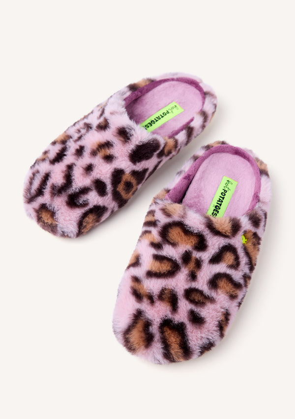 ZAPATILLAS DE CASA PELO LEOPARDO AUDUBON