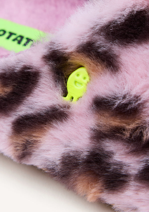 ZAPATILLAS DE CASA PELO LEOPARDO AUDUBON
