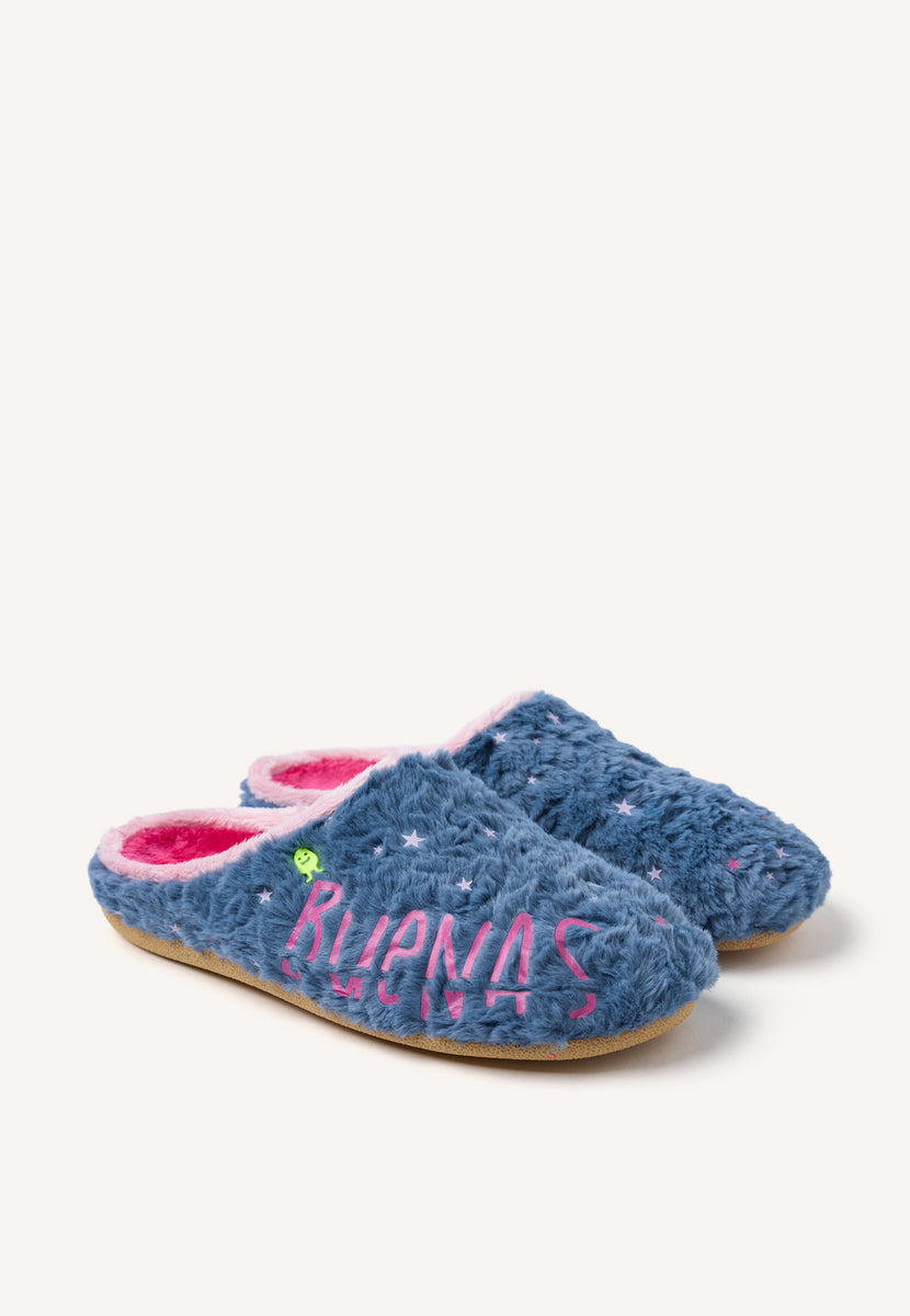 ZAPATILLAS DE CASA PELO ESTRELLAS VINING