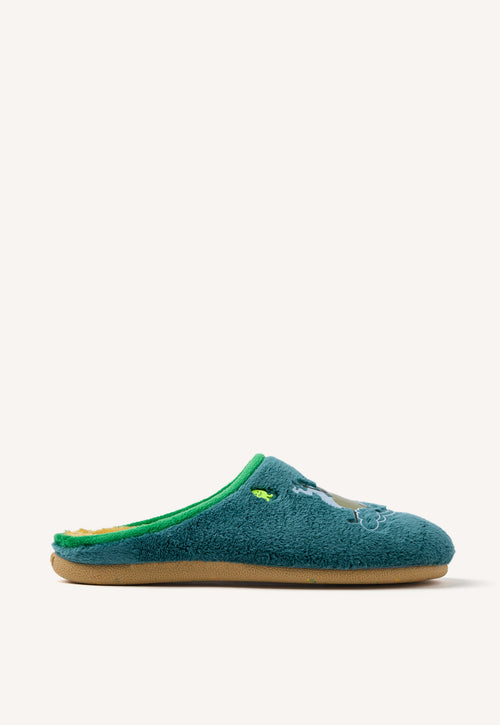 ZAPATILLAS DE CASA PELO DIBUJO Y FRASE SHAKOPEE