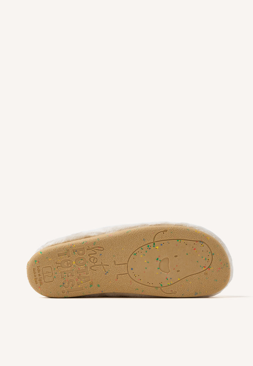ZAPATILLAS DE CASA PELO DIBUJO Y FRASE NEWAYGO