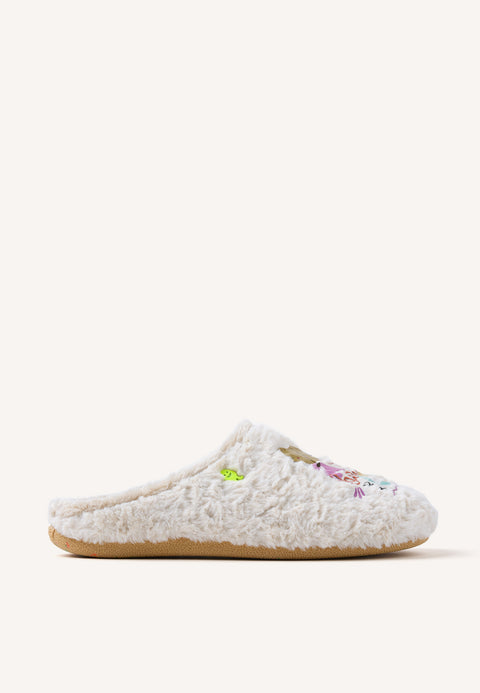 ZAPATILLAS DE CASA PELO FRASE PANCRAS