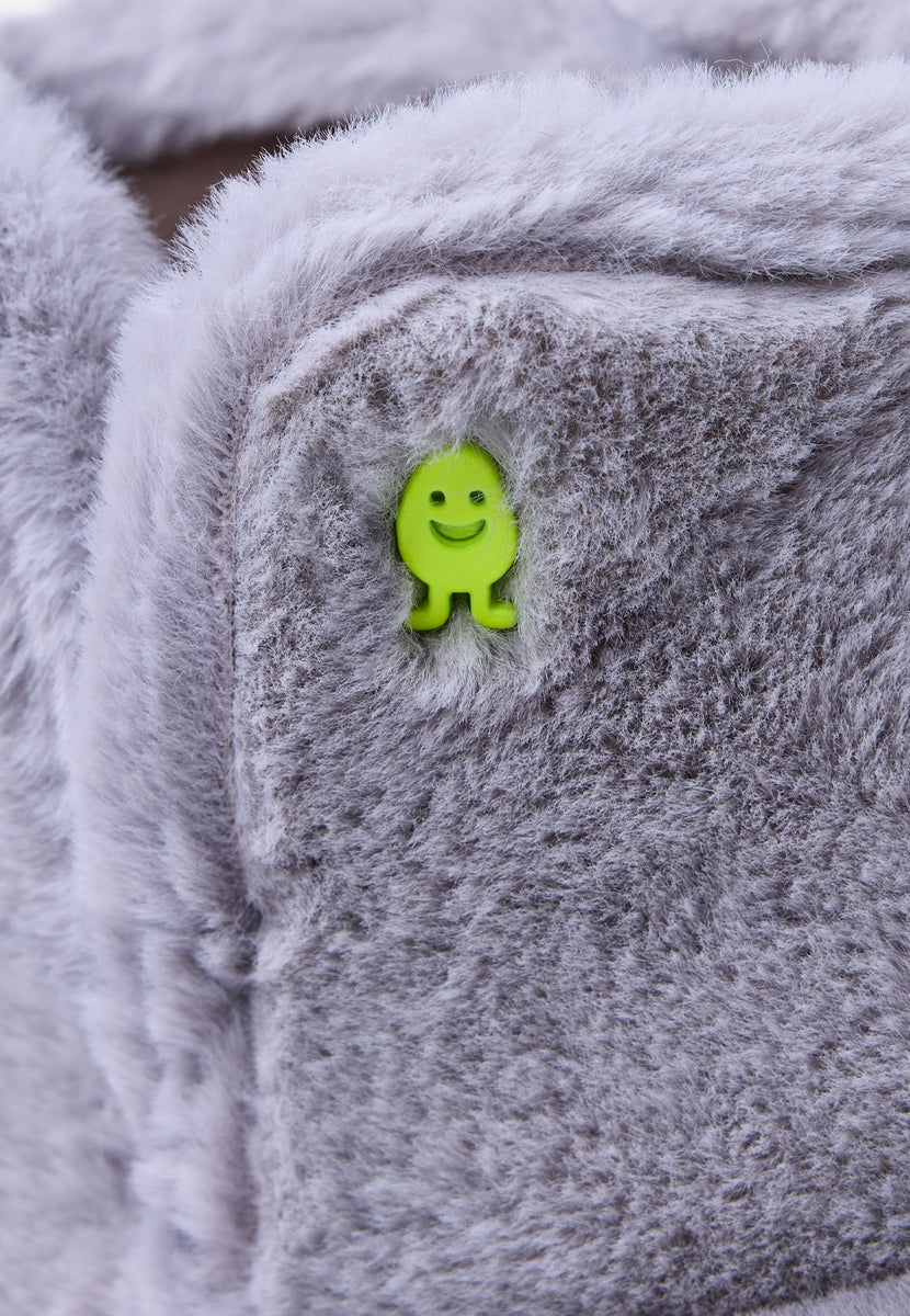 CANDON FURRY BOOT-STYLE SLIPPERS