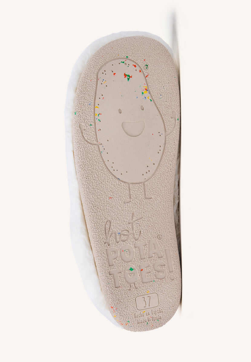 ZAPATILLAS DE CASA SUAVES BLANCAS
