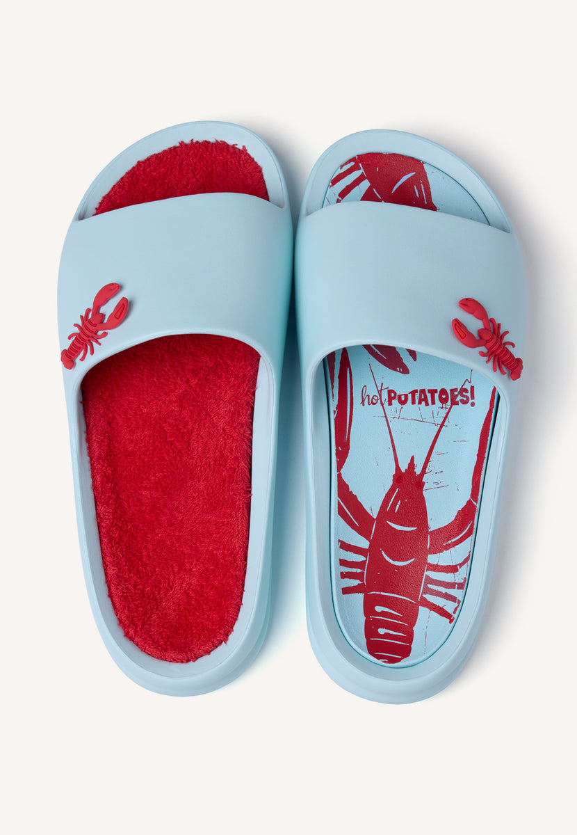 CHINELOS DE PALA ESTAMPA LAGOSTA KONDOA