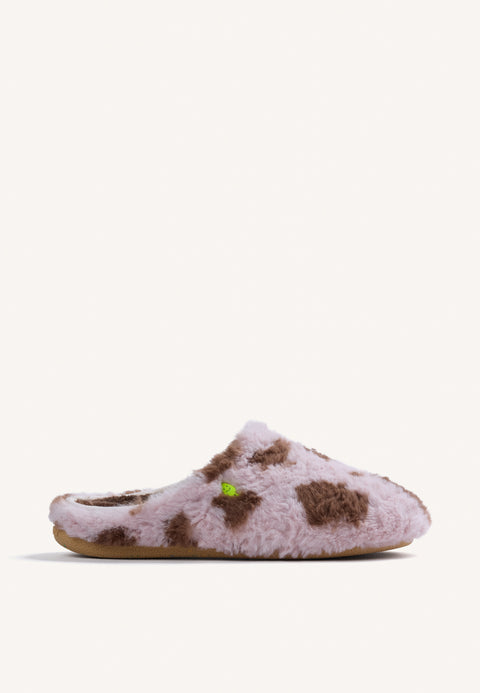 ZAPATILLAS DE CASA ESTAMPADO ANIMAL PELO