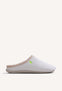 BEIGE FUR HOUSE SLIPPERS