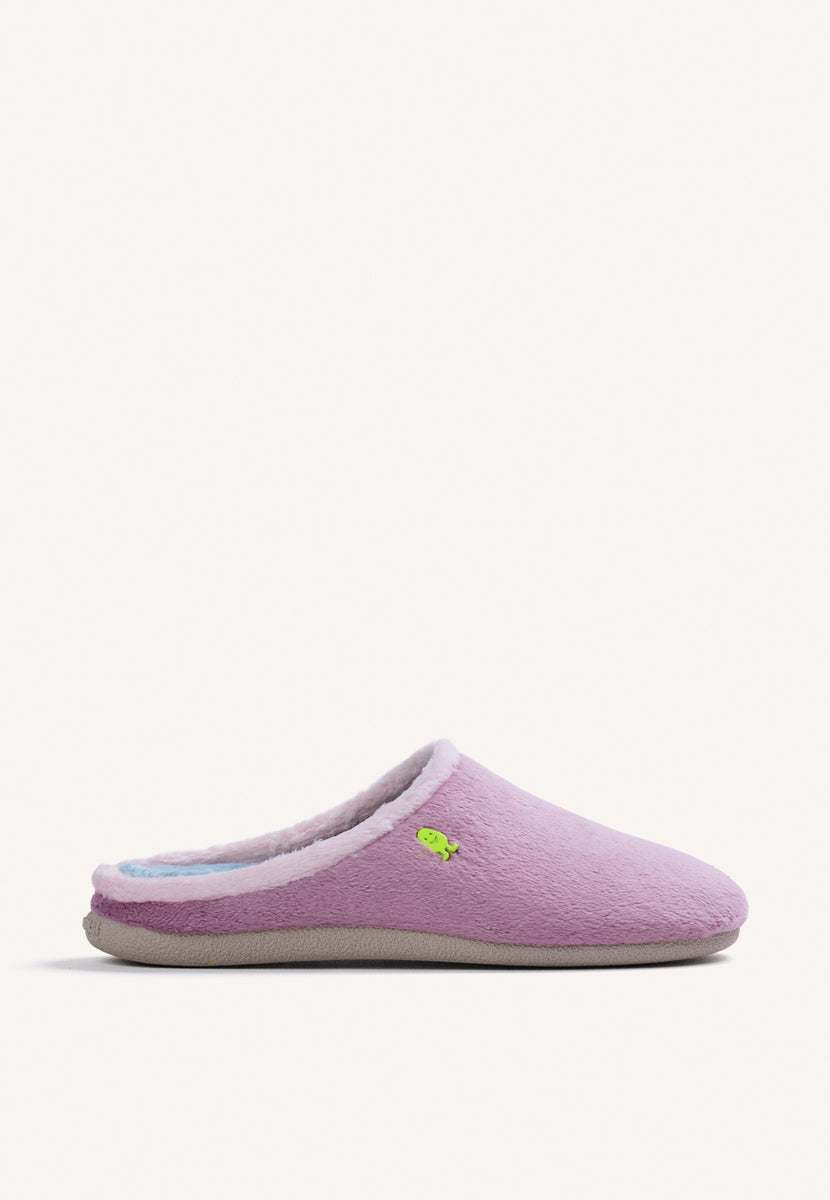 ZAPATILLAS DE CASA ROSAS PELO