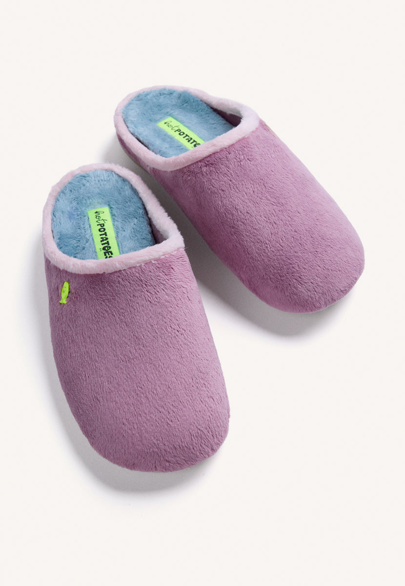 ZAPATILLAS DE CASA ROSAS PELO