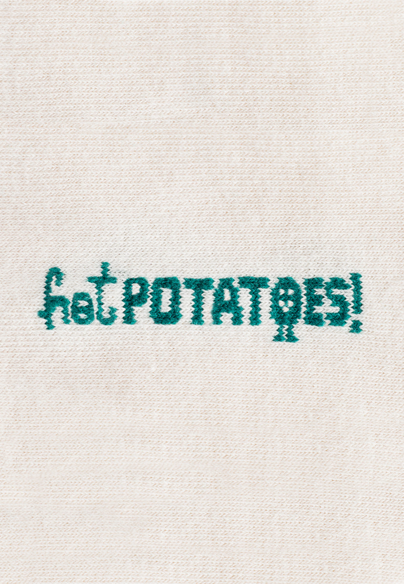 CALCETINES HOT POTATOES EN BLANCO Y VERDE