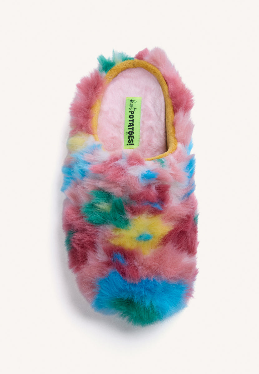 ZAPATILLAS DE CASA ROSAS PELO