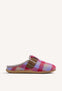 ZAPATILLAS DE CASA MALVA TIPO ZUECOS CUADROS